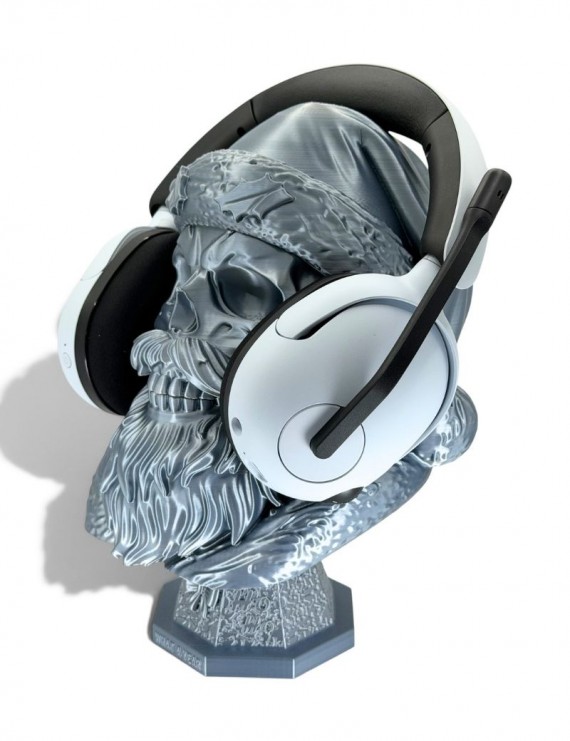 Silver Skeleton Kulaklık Standı