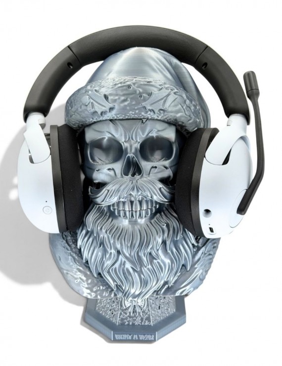 Silver Skeleton Kulaklık Standı